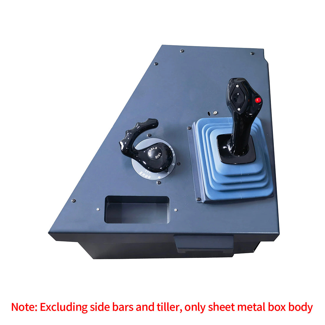 A32X 1/1 Scale Flight Sim Side Stick Console Box - Metal Enclosure with USB+LAN+Power Ports (Sidestick/Yoke Not Included)