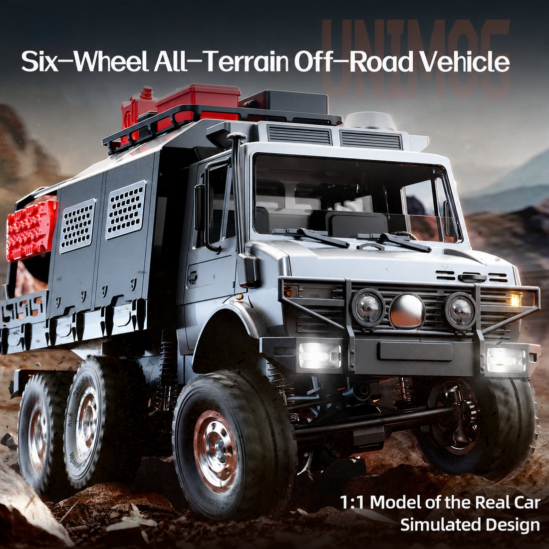 1/18 Scale 6WD All-Terrain RC Camping Truck