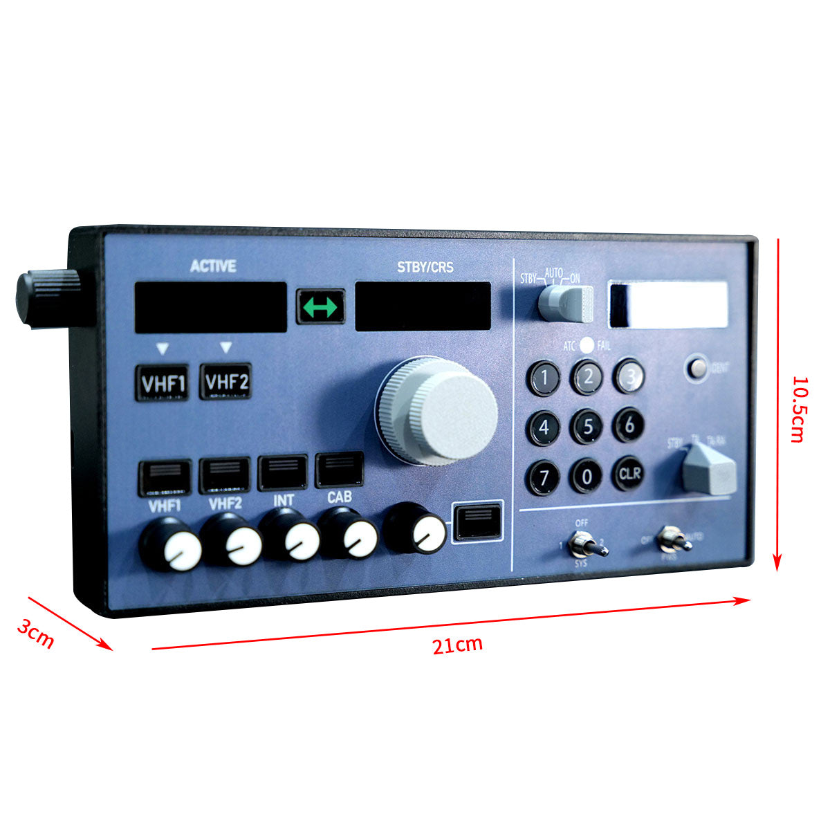 A105 v3.1 A32X Radio + ATC + Audio Panel – All-in-One | For MSFS & Home Cockpits