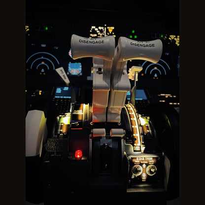 B737-800 Throttle-Quandrant for X-Plane 12, MSFS 2020/2024 - Compatible with Zibo737, PMDG737 (Painted Version)
