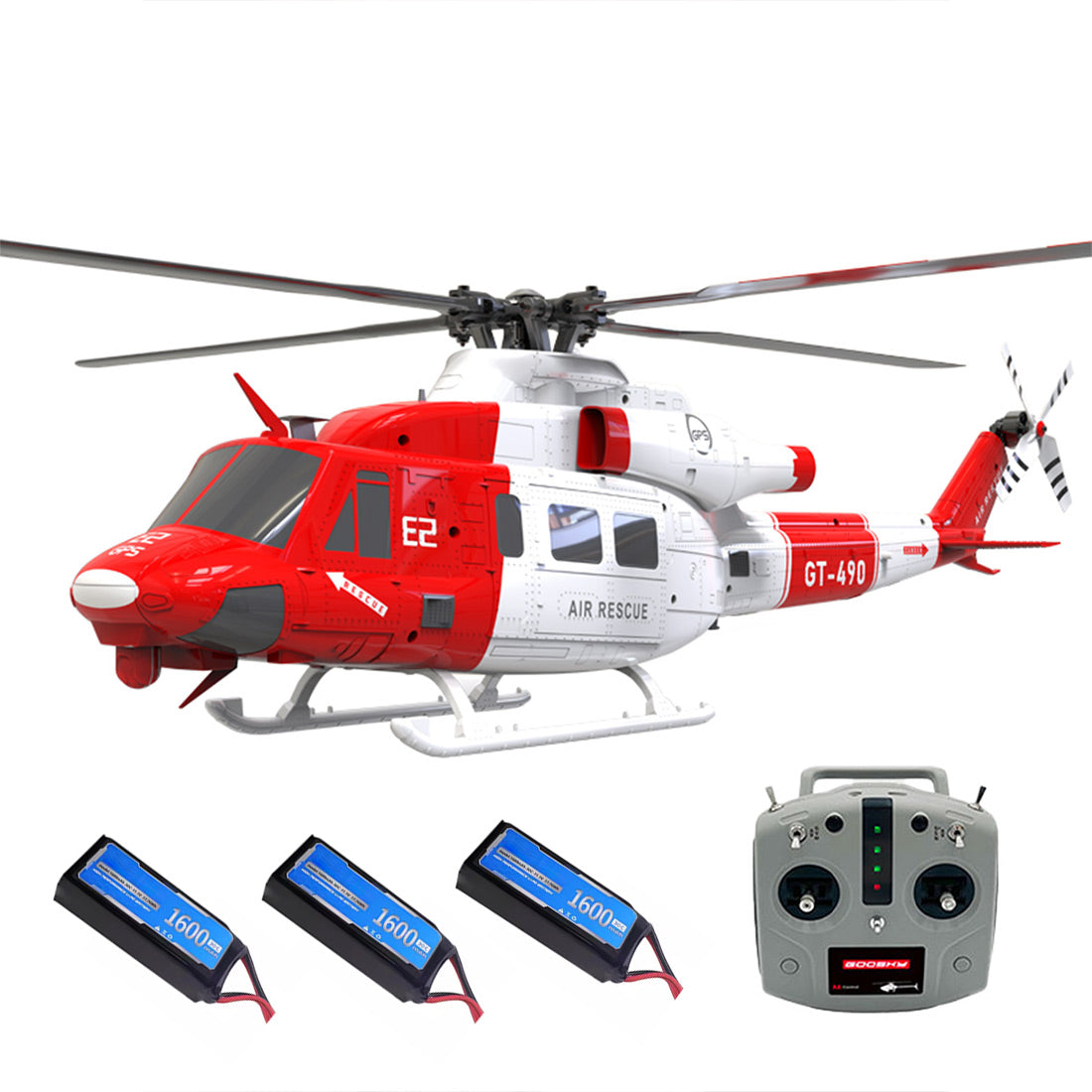 GOOSKY E2 UH-1Y 2.4G 6CH Dual Brushless Direct Drive RC Simulation Helicopter Model