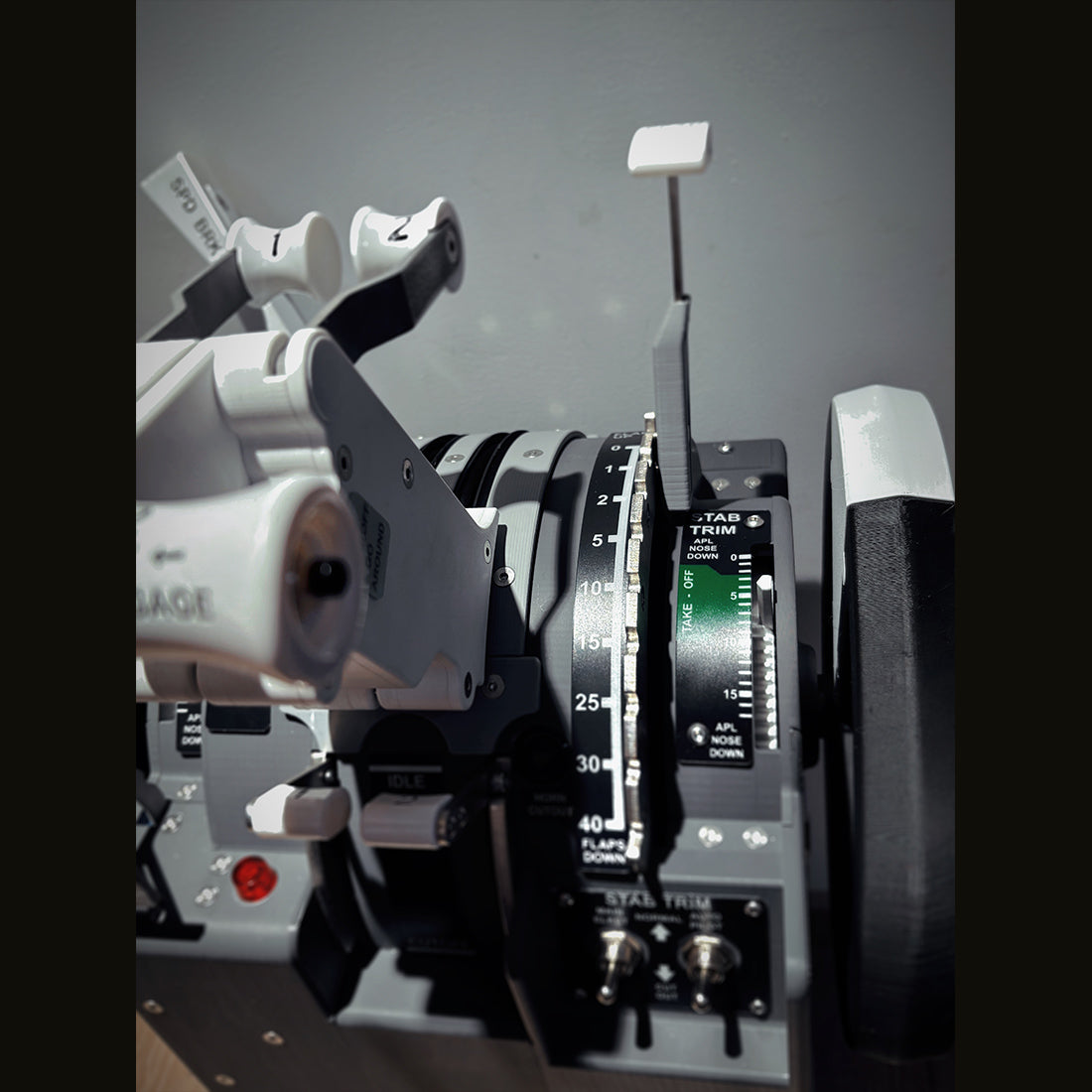 B737-800 Throttle-Quandrant for X-Plane 12, MSFS 2020/2024 - Compatible with Zibo737, PMDG737 (3D Printed Version)