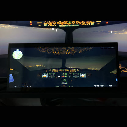 Rowsfire A108 V2 A32X/A35X/A38X Flight Panel – Integrated PFD/ND/E/WD Display for MSFS2020/2024