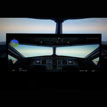 Rowsfire A108 V2 A32X/A35X/A38X Flight Panel – Integrated PFD/ND/E/WD Display for MSFS2020/2024