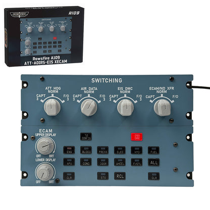 A109 V3.0 A32X A31X A350 landing gear indicator integrated panel+A111 V1.1 radio+audio management panel+A112 V1.1 cockpit lighting + weather radar system+A113 V2 integrated panel+A110P front and rear electronic instrument panel & throttle bracket