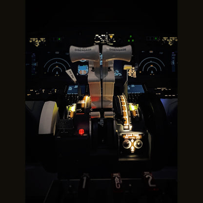 B737-800 Throttle-Quandrant for X-Plane 12, MSFS 2020/2024 - Compatible with Zibo737, PMDG737 (Painted Version)