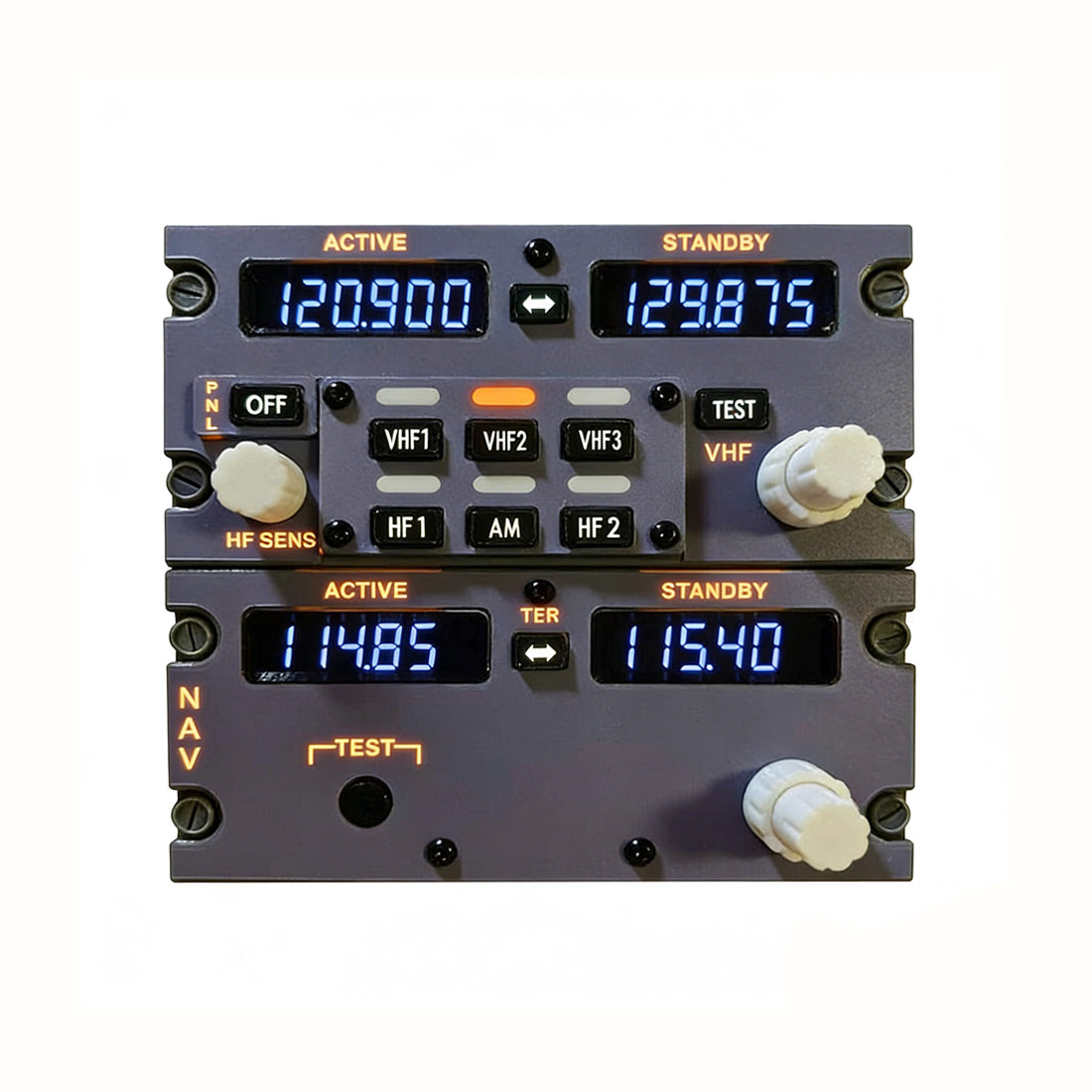 D201 B737 1:1 COCKPIT Radio Tuning Panel