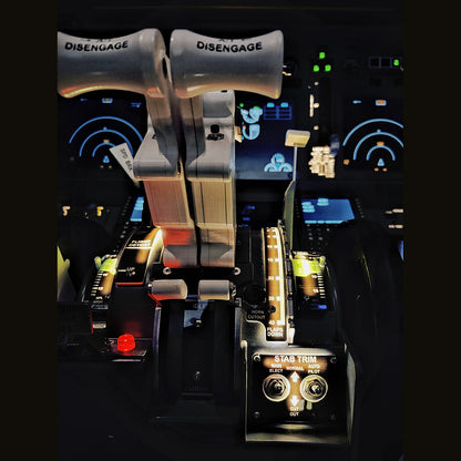 B737-800 Throttle-Quandrant for X-Plane 12, MSFS 2020/2024 - Compatible with Zibo737, PMDG737 (Painted Version)