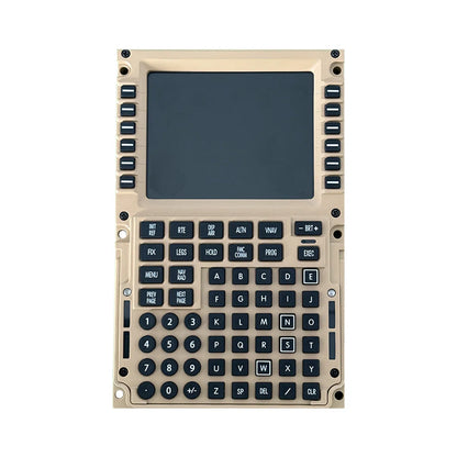 B777 CDU 1/1 Scale Metal Home Cockpit Panel, Compatible with MSFS 2020/2024, Prepar3D, X-Plane