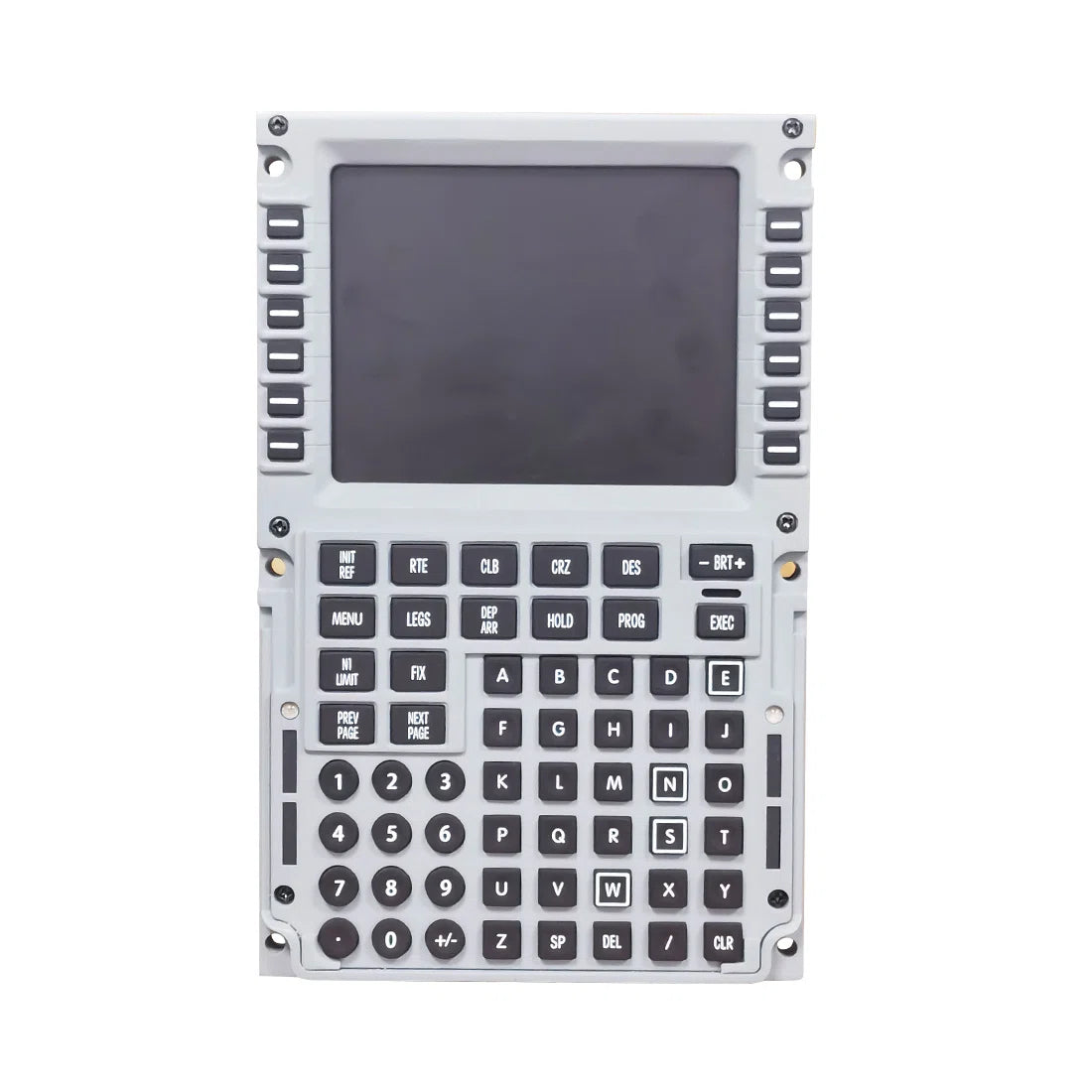 1/1 Scale Metal B737 CDU Home Cockpit Panel Compatible with MSFS 2020/2024, Prepar3D, X-Plane