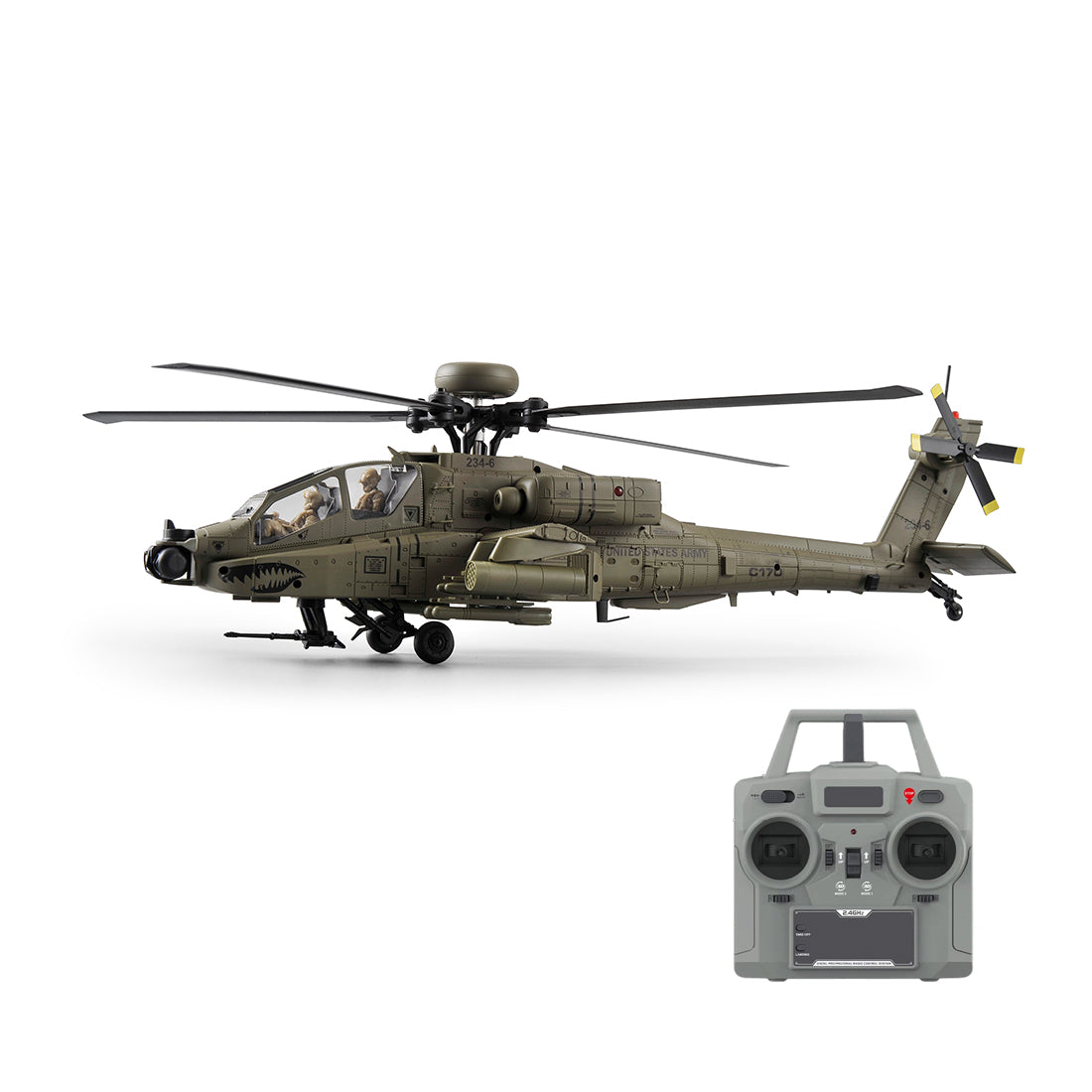 C170 1/48 Scale AH-64D 2.4G 6CH RC Helicopter