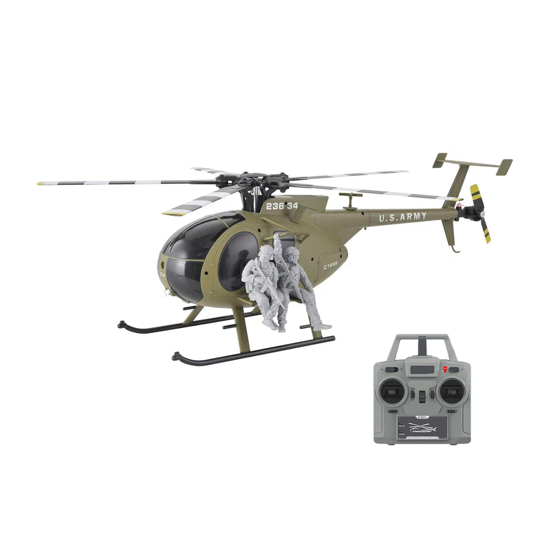 C189S 1/28 Scale MD500 2.4G 6CH RC Helicopter