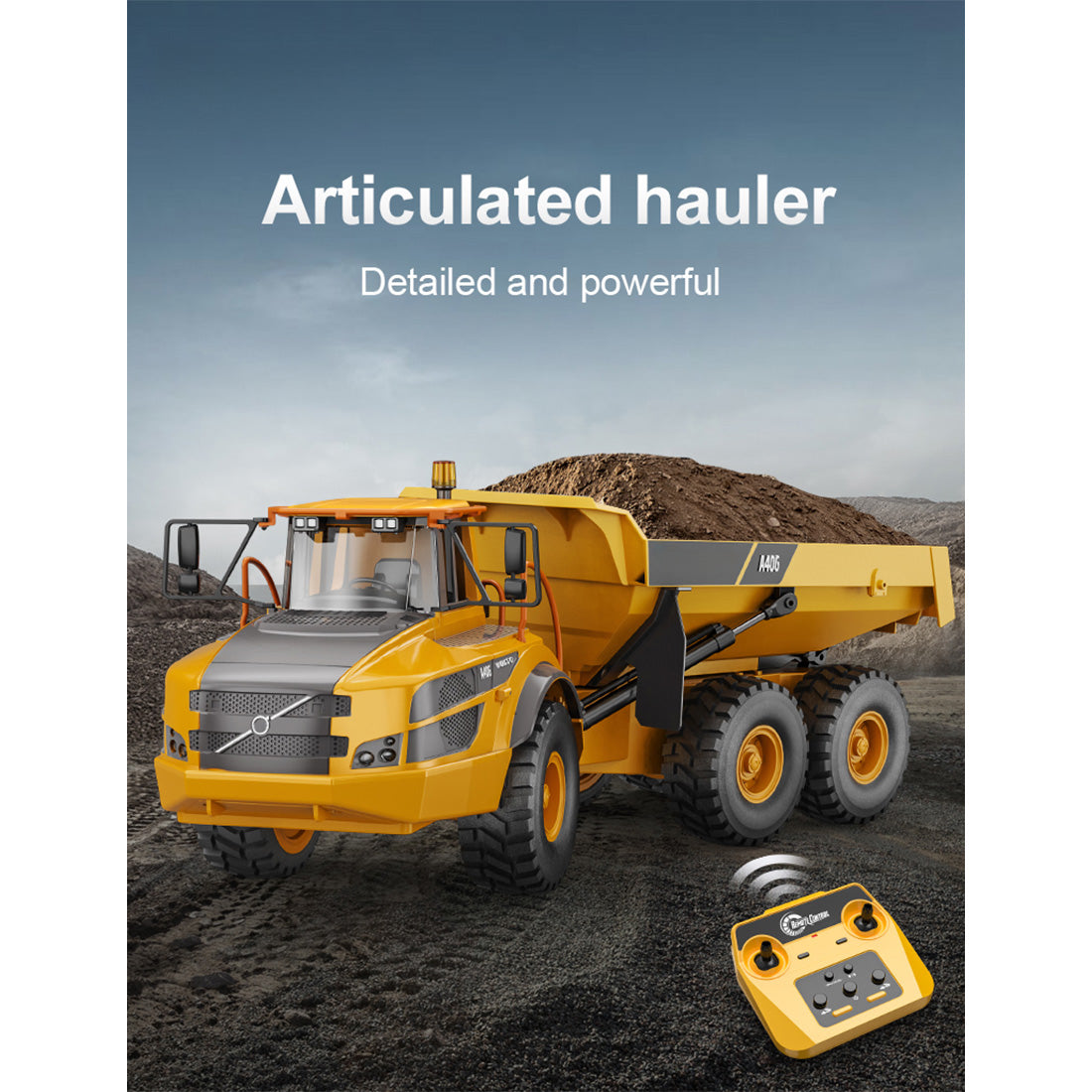 1/20 Scale RC A40G Articulated Dump Truck