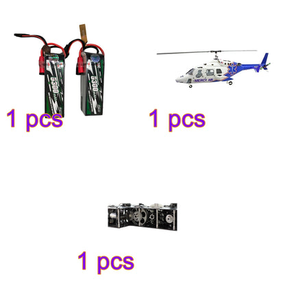 800 Size BELL-222 RC Helicopter