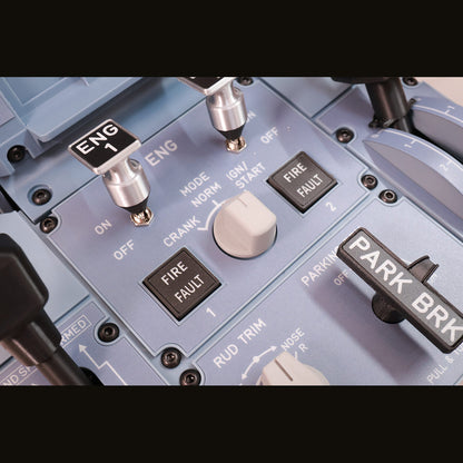 Hoowalt D107 V2.0 Metal Plate Lever Head Version A32X A31X A19X Motorized Throttle Cockpit Panel