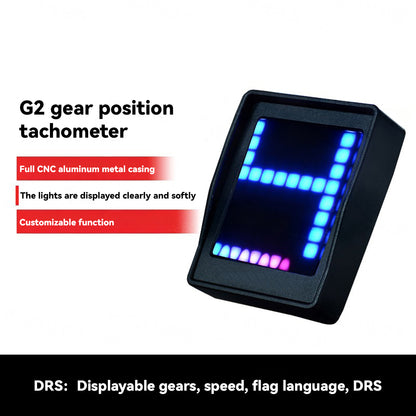 PC Sim Racing Dashboard Gear Display Signal Light, Compatible with Logitech, Thrustmaster & Simagic