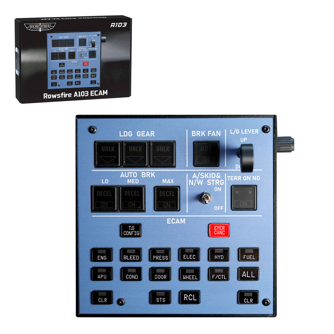 A103 V3.0 A32X/A31X/A350/XECAM HOME COCKPIT Landing Gear Indicator Integrated Panel