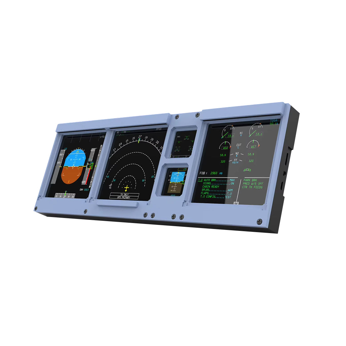 D106 A32X/A35X/A38X PFD-ND-ECAM-E/WD 4-in-1-Display Cockpit Panel