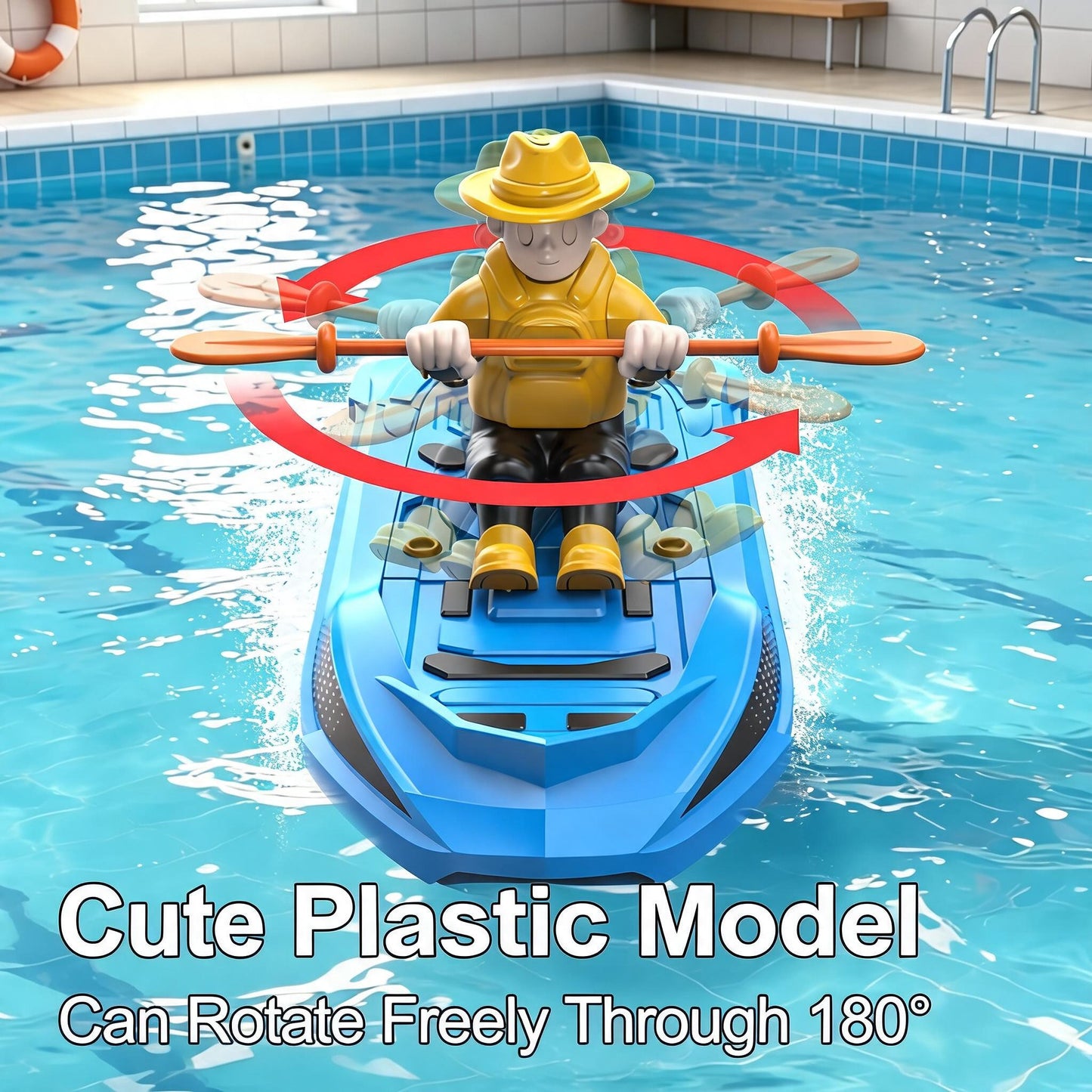 2.4GHz RC Kayak Model