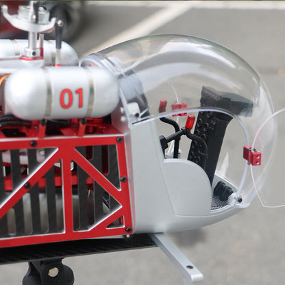 WOLFBUSH BELL-47 450 Size RC Helicopter + 4S 4000mAh LiPo Battery