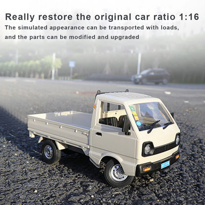 WPL D12mini 1/16 2.4Ghz RC Car Mini-truck Mini-van DIY Double Battery