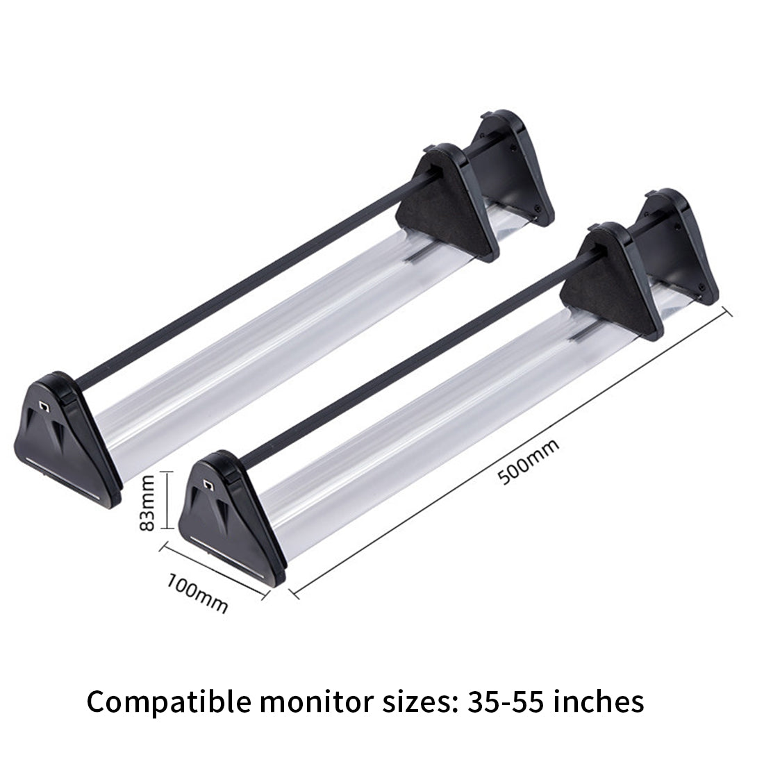 Triple Monitor Bezel Elimination Kit for Flight Simulator & Racing Games