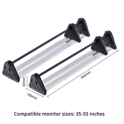 Triple Monitor Bezel Elimination Kit for Flight Simulator & Racing Games