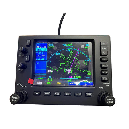 Simulation Flight GNS-530 Style Avionics Panel