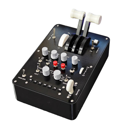 Dual-Throttle Axis Flight Simulator Throttle-Quadrant with Reverse Thrust Switch for MSFS2020, Windows PC - Compatible with PMDG 73x-800/900