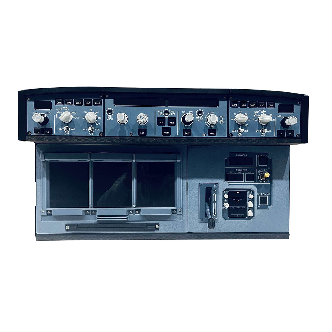A320 A350 Desktop Flight Simulator Cockpit Display Stand with HD Screen