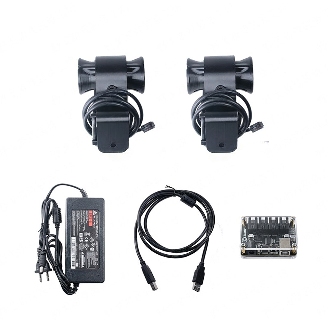 Sim Racing Pedal Vibration Kit with Realistic Force Feedback, Dynamic Strength Adjustment & Universal Compatibility (Black)