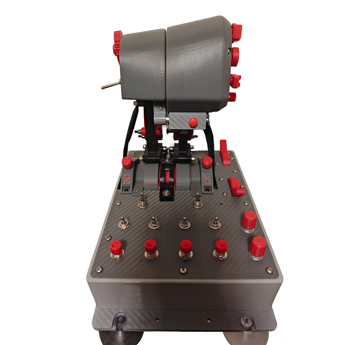 F-15 Flight Sim Throttle-Controller, USB Plug-and-Play, Compatible with MSFS, X-PLANE, DCS