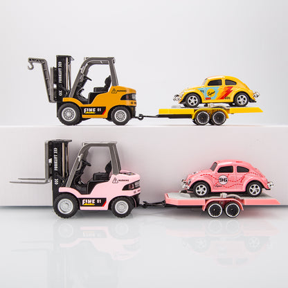 1/64 Scale 2.4G Mini Alloy RC Forklift Truck