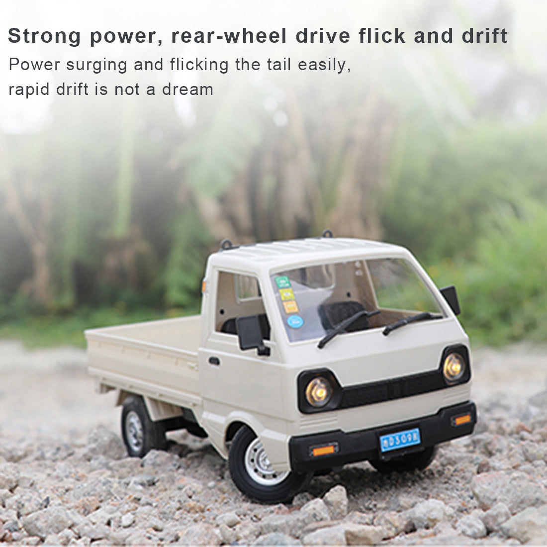 WPL D12mini 1/16 2.4Ghz RC Car Mini-truck Mini-van DIY Double Battery