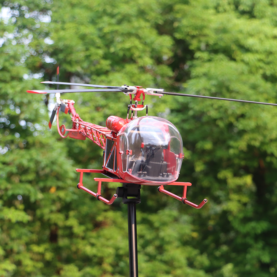 WOLFBUSH BELL-47 450 Size RC Helicopter + 4S 4000mAh LiPo Battery