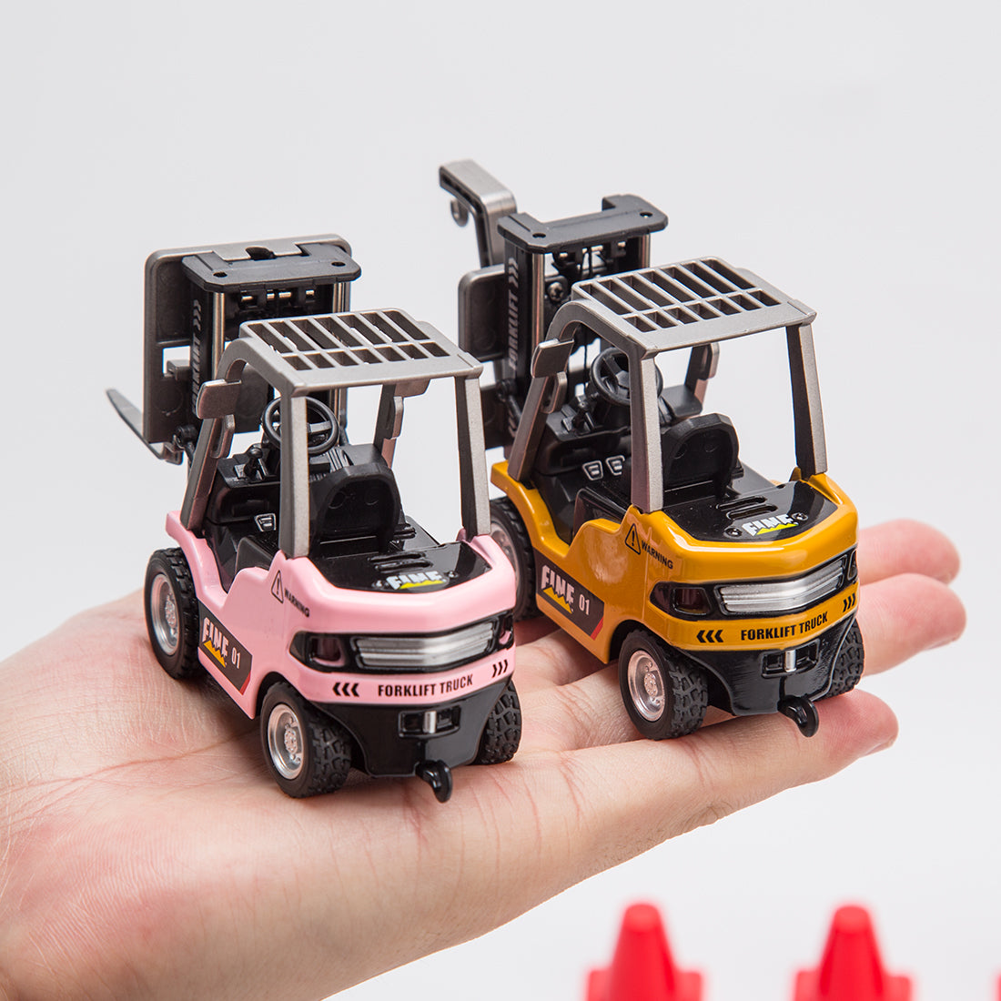 1/64 Scale 2.4G Mini Alloy RC Forklift Truck