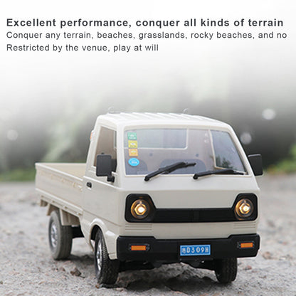 WPL D12mini 1/16 2.4Ghz RC Car Mini-truck Mini-van DIY Double Battery