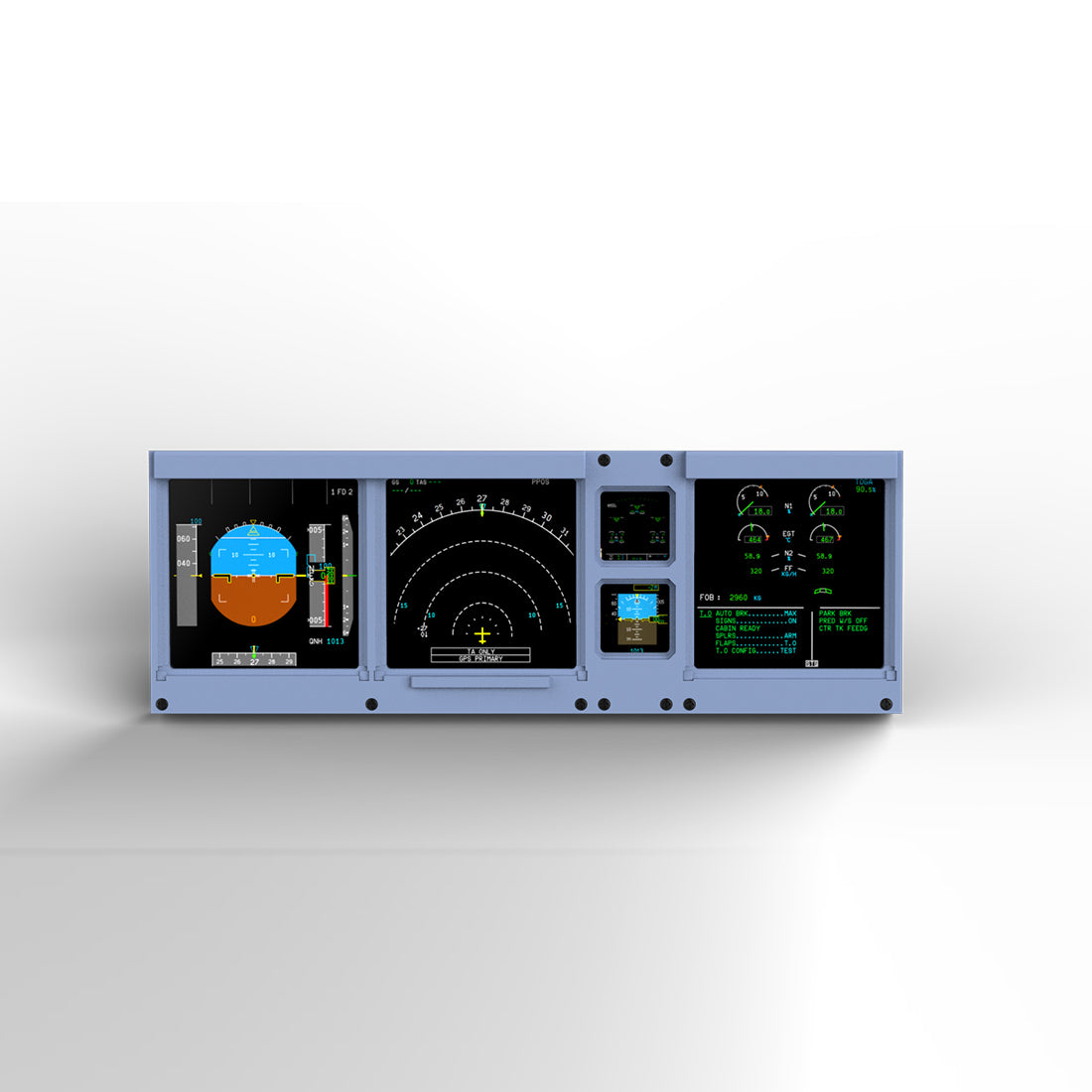 D106 A32X/A35X/A38X PFD-ND-ECAM-E/WD 4-in-1-Display Cockpit Panel