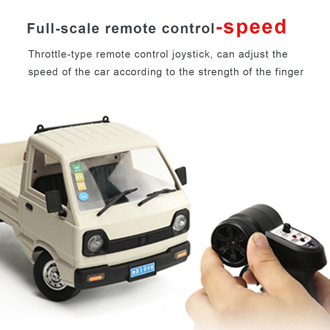 WPL D12mini 1/16 2.4Ghz RC Car Mini-truck Mini-van DIY Double Battery