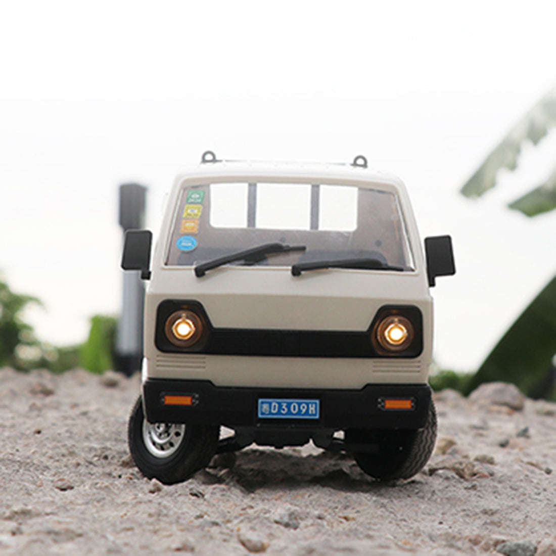 WPL D12mini 1/16 2.4Ghz RC Car Mini-truck Mini-van DIY Double Battery