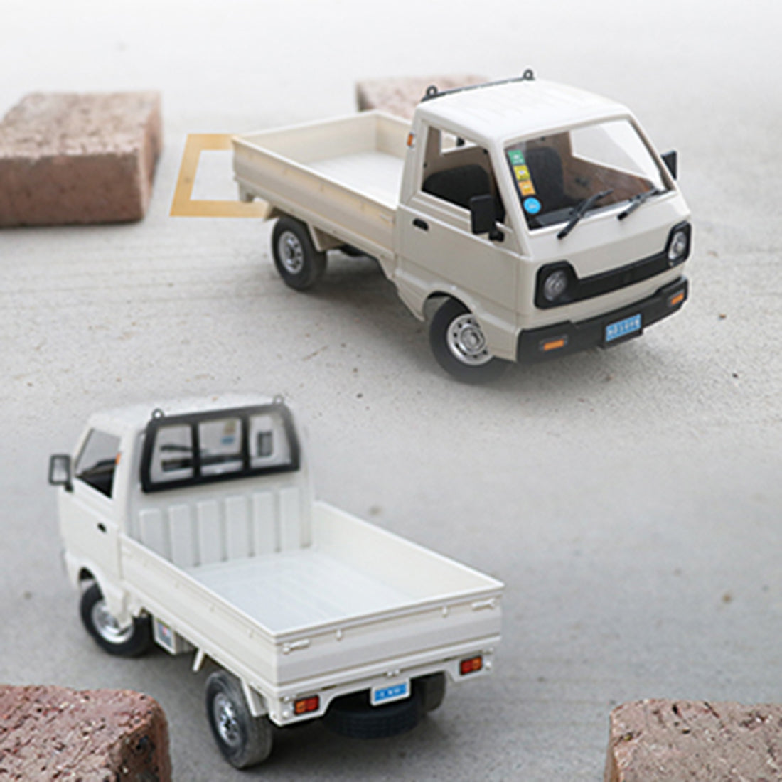 WPL D12mini 1/16 2.4Ghz RC Car Mini-truck Mini-van DIY Double Battery