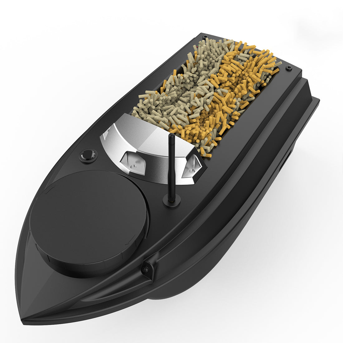V030 12V 2.4G High-Speed RC Bait Boat+ 12V 20000mAh Lithium Battery