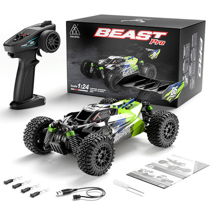 1:24 2.4G 4WD Full Scale RC Carbon Brush High-Speed Remote Control Rally Car