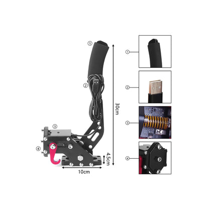 PC Professional Linear Handbrake for Sim Racing (HB-R 4th Gen)