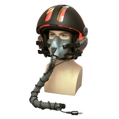 A32X 1/1 Scale Custom-Molded Flight Sim Professional Wearable Oxygen Mask, Supporting Communication, Direct Connection with A32X Cockpit