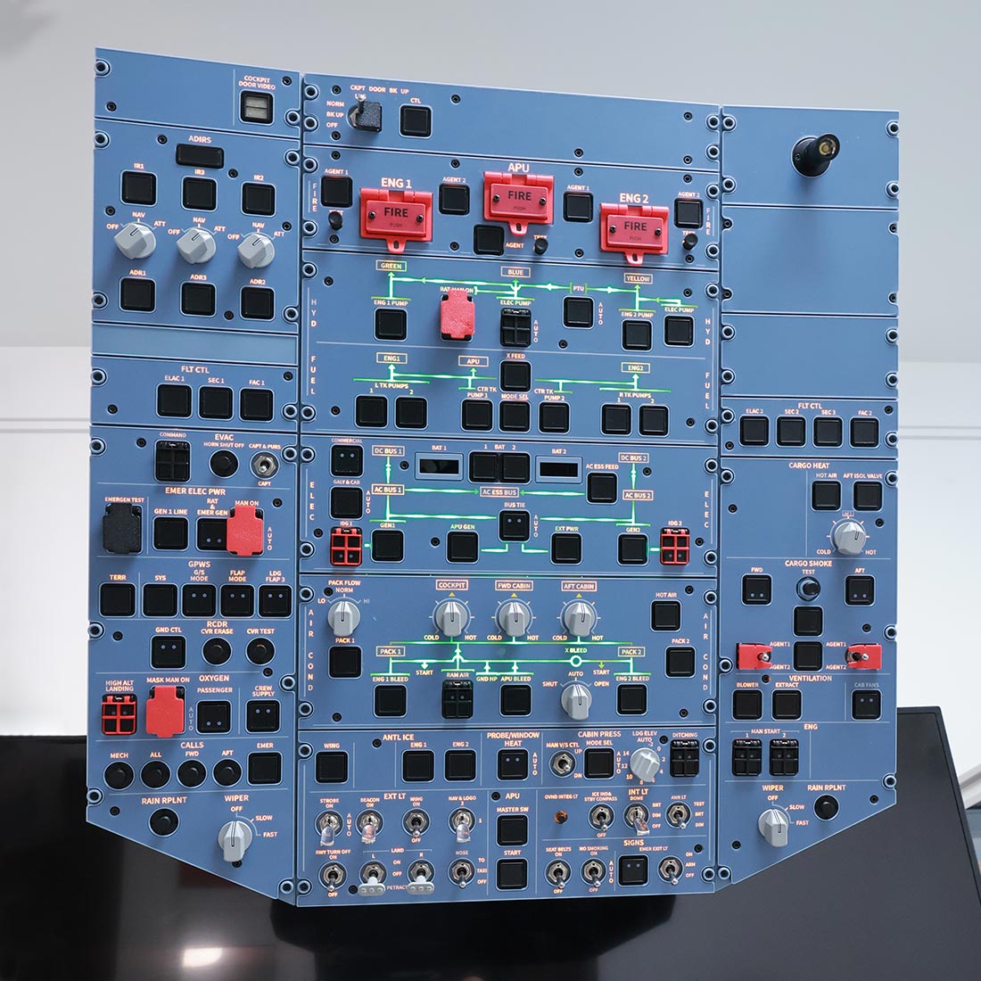 Hoowalt D111 A32X 1/1 Scale Light OVHD OVERHEAD Panel HOME Setup