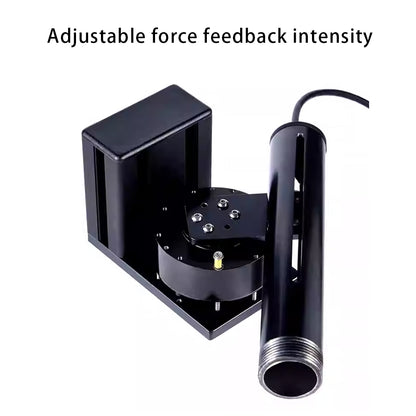 Simulation Helicopter Force-Feedback Collective-Base, Compatible with Most Grip Heads