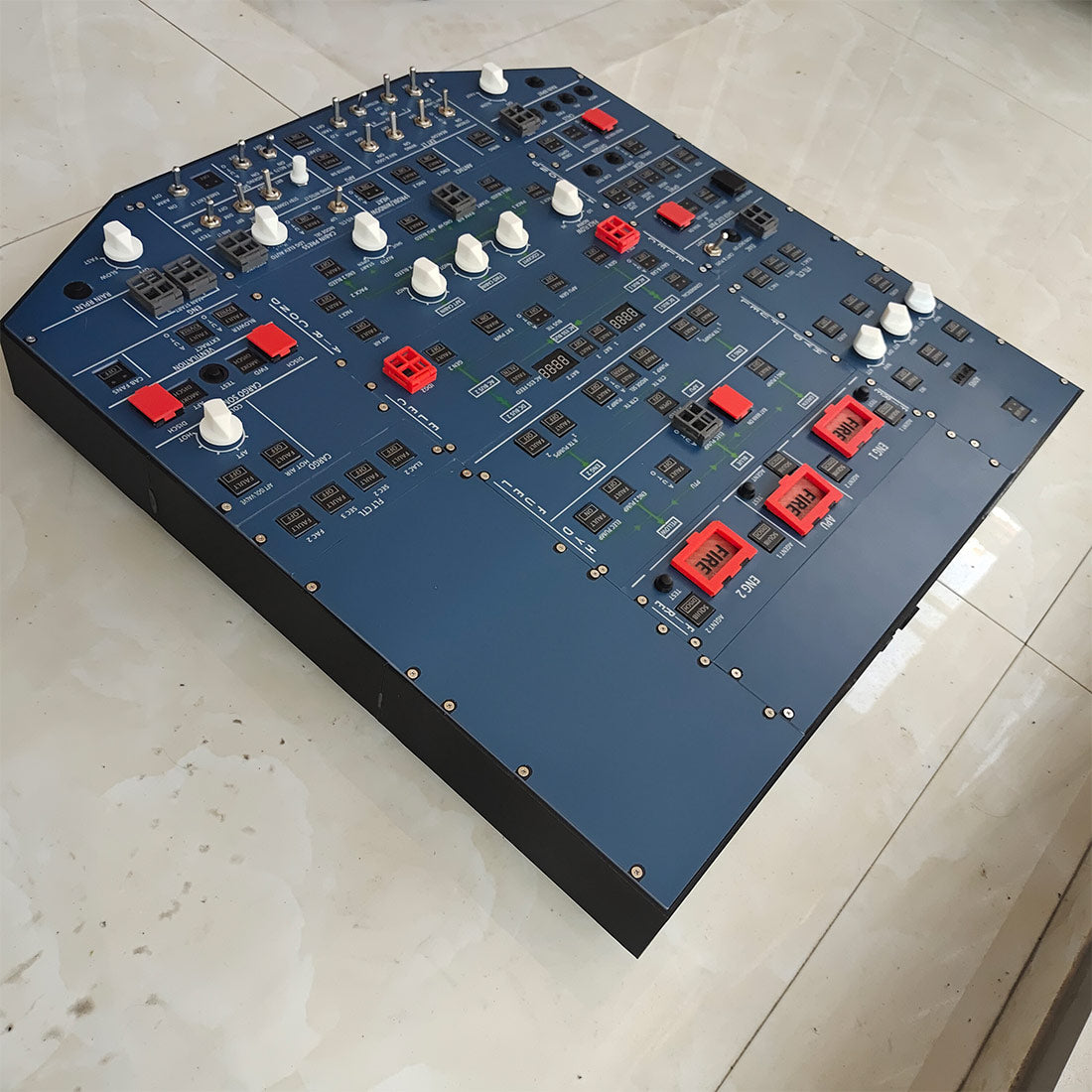 A32X 1/1 Scale Light Overhead Panel, Home Flight Simulator Panel Compatible
