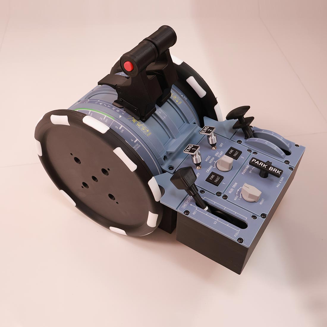 Hoowalt D107 V2.0 Metal Plate Lever Head Version A32X A31X A19X Motorized Throttle Cockpit Panel