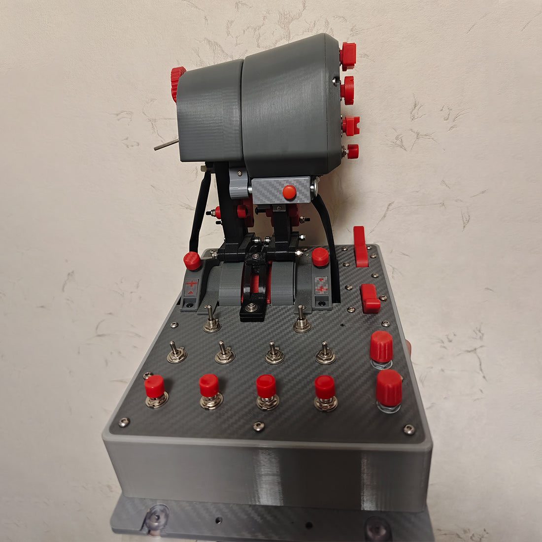 F-15 Flight Sim Throttle-Controller, USB Plug-and-Play, Compatible with MSFS, X-PLANE, DCS
